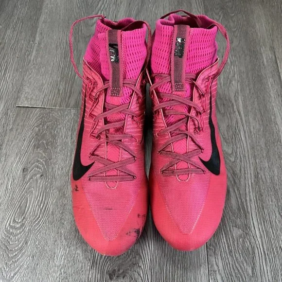 Nike Vapor Untouchable CF Pink BCA Football Cleats Size 14